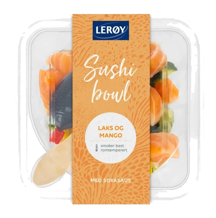 Sushibowl m/Laks&Mango 282g Lerøy