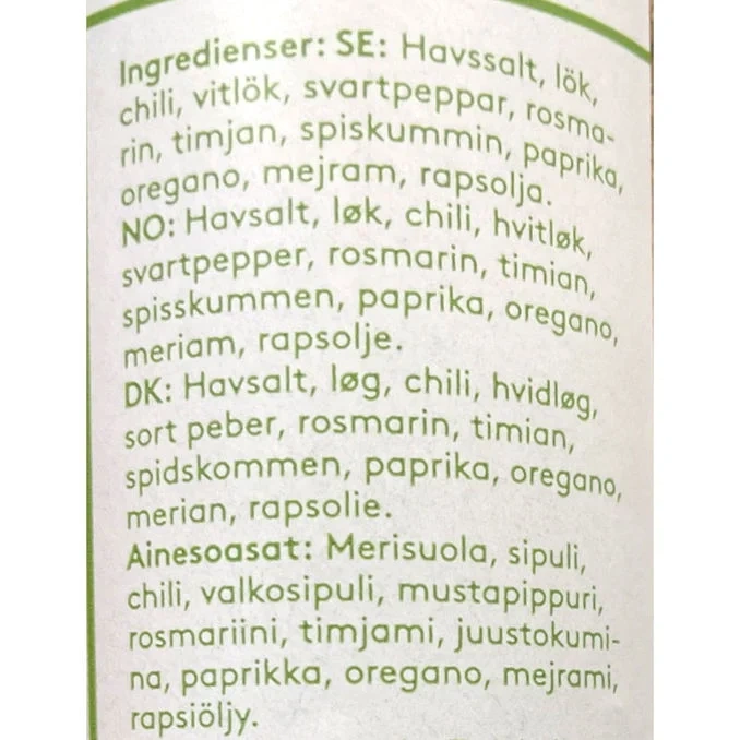 Kyddrub Herbs & Spicy