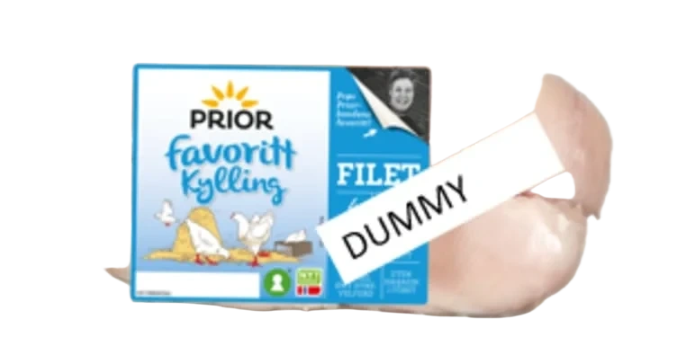 Kyllingfilet skivet 850g Prior