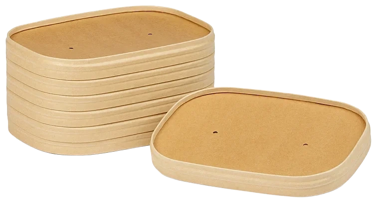 Lokk brick medium, pap/pla brun 500/1000ml 25stk