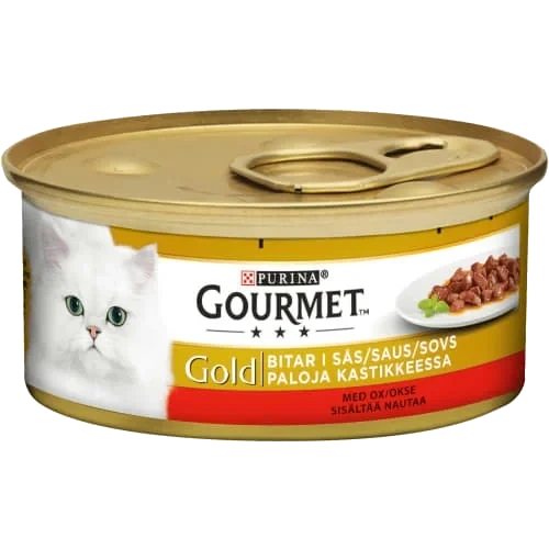 Gourmet Gold Oksekjøtt 85g Purina