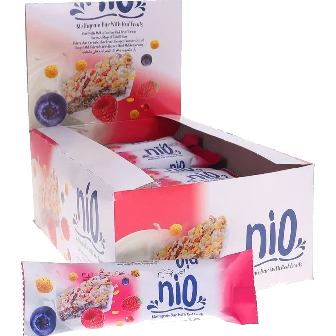 Multigrain Bar Röda Frukter 24-pack