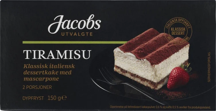 Tiramisu Italiensk 2x75g Jacobs Utvalgte