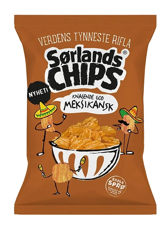 Sørlandschips Rifla Meksikansk 240g