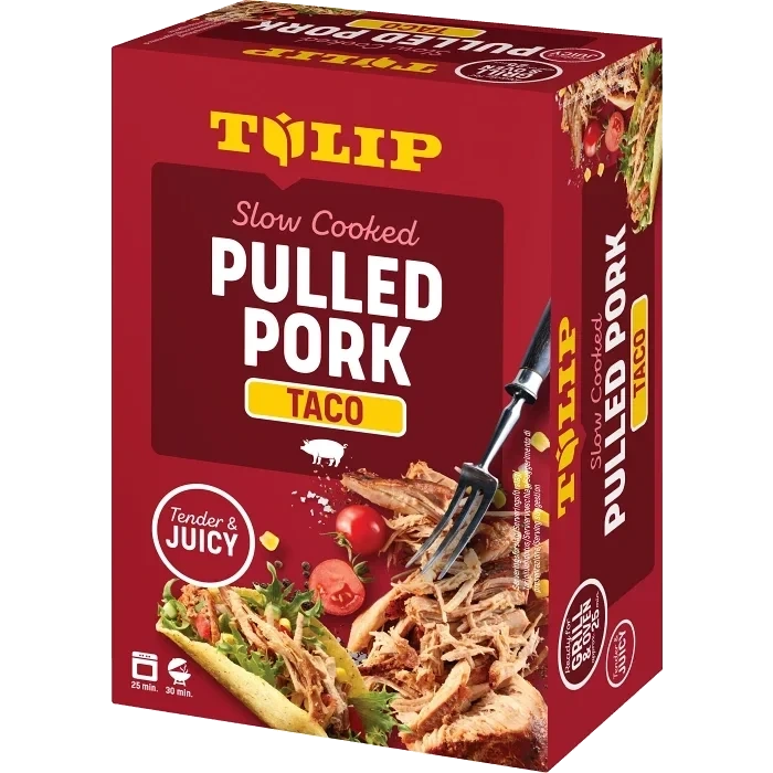 Pulled Pork Färsk Taco 450g Tulip