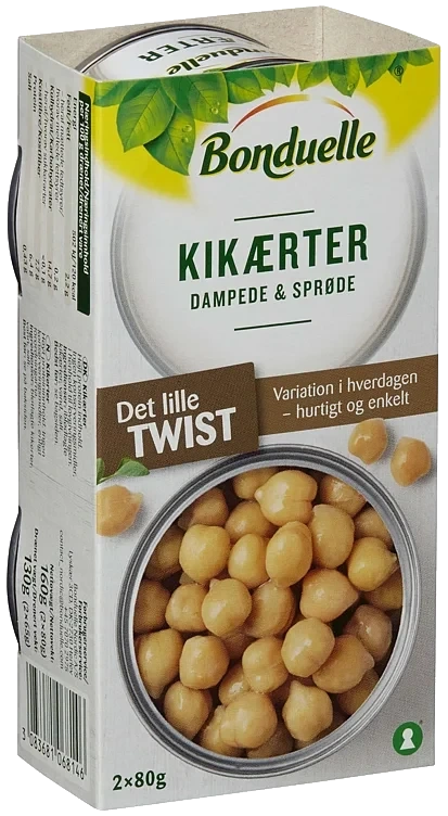 Kikerter 2pk mini   2x80g