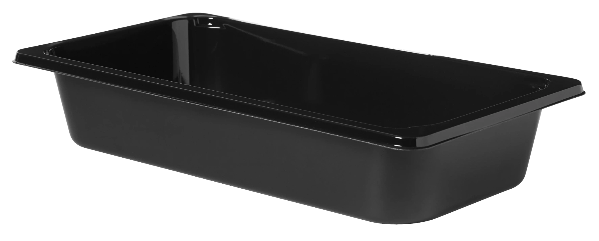 CPET-Schale 1/3 GN Schwarz