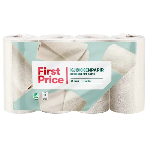 Kjøkkenpapir 4 Ruller First Price
