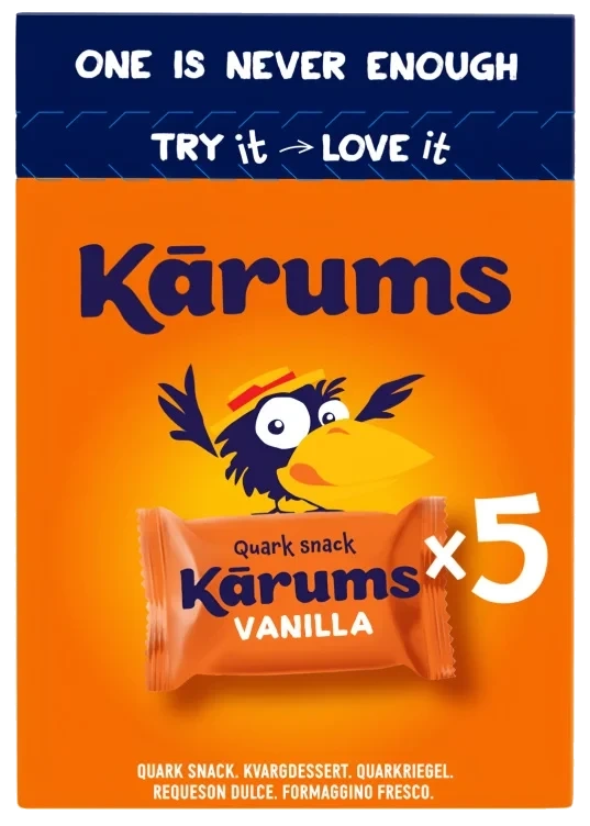 Kvargdessert med Van m/Vaniljesmak 225g Karums