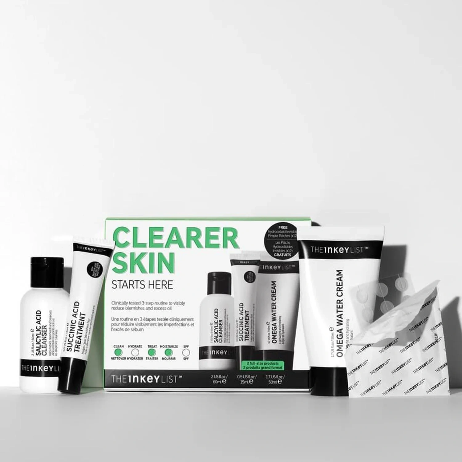 The INKEY List Clearer Skin Starts Here