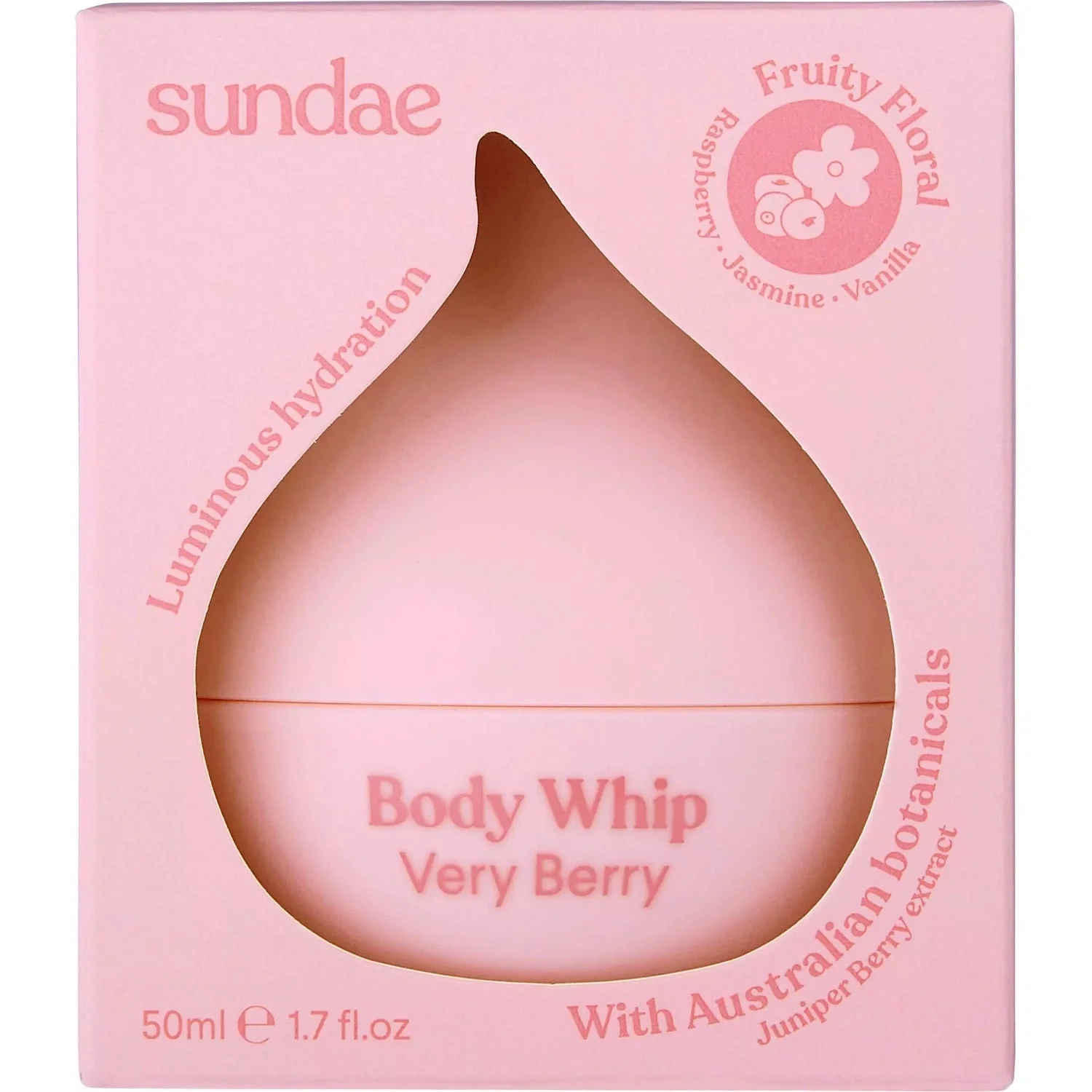 Sundae MINI Very Berry Body Whip Moisturiser
