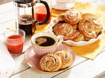 Kanelbullar Fryst