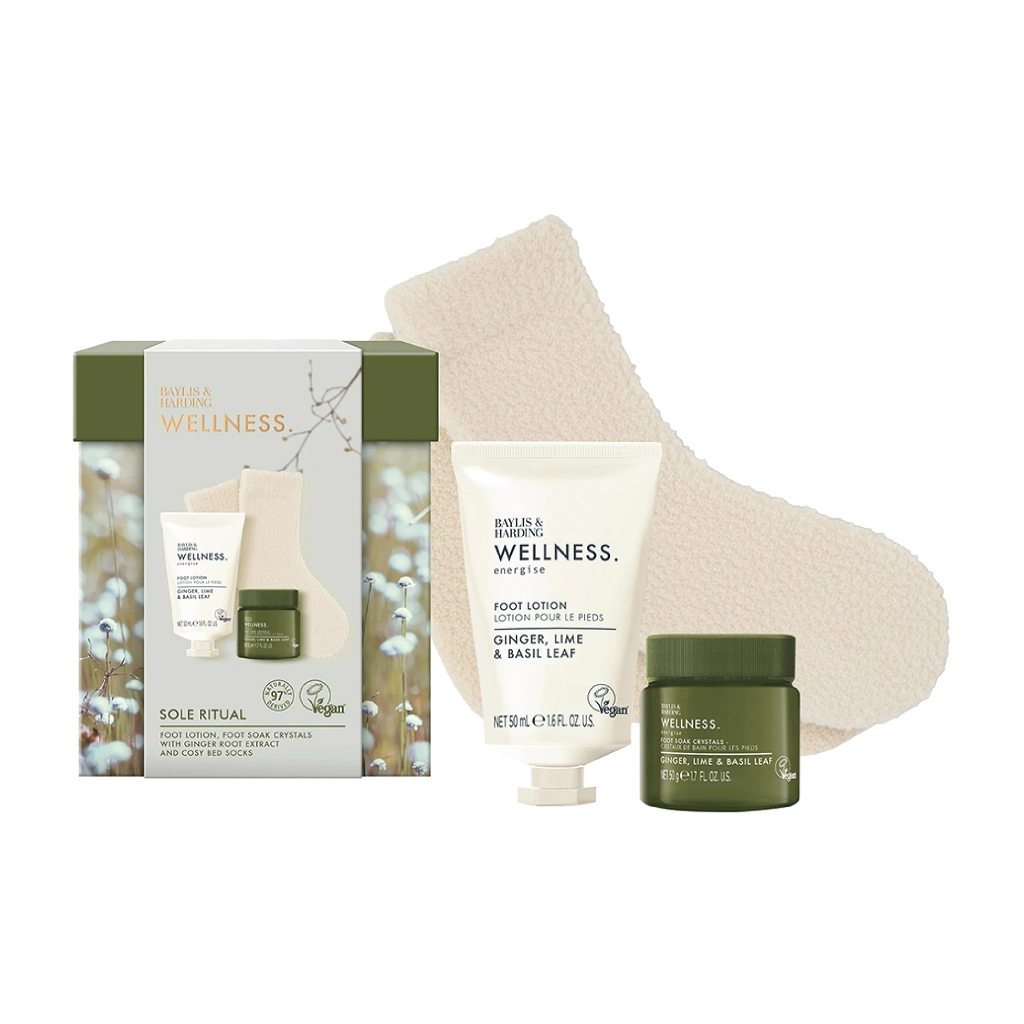Baylis & Harding Wellness Sole Ritual Gift Set, 1 sett