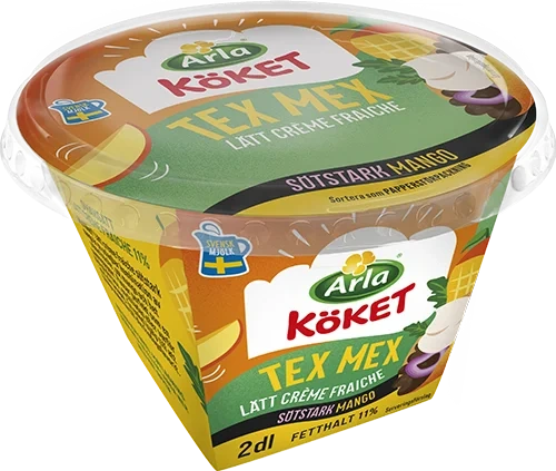 Lätt crème fraiche sötstark mango 11%