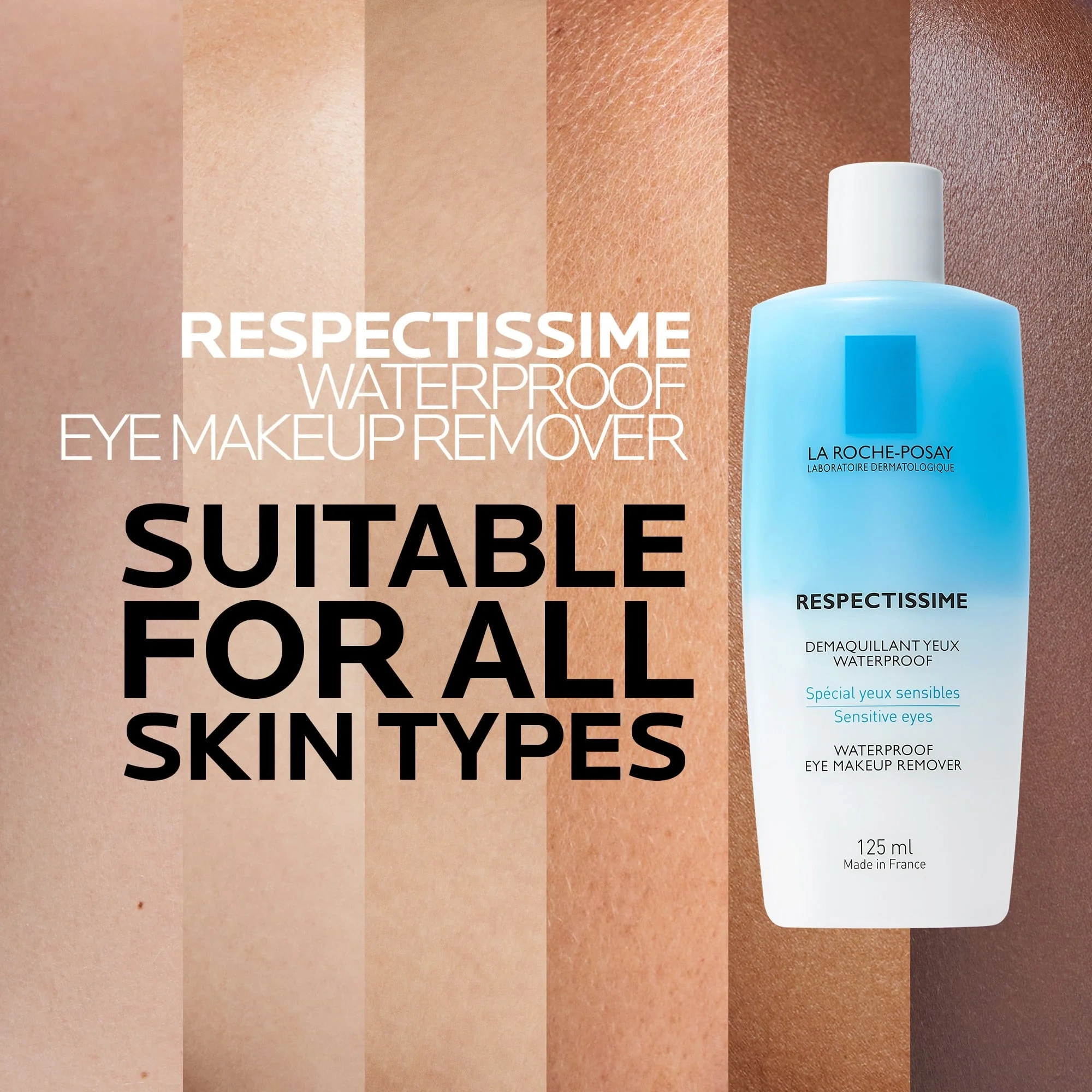 La Roche-Posay Toleriane Respectissime Eye Make-Up Remover, 125 ml