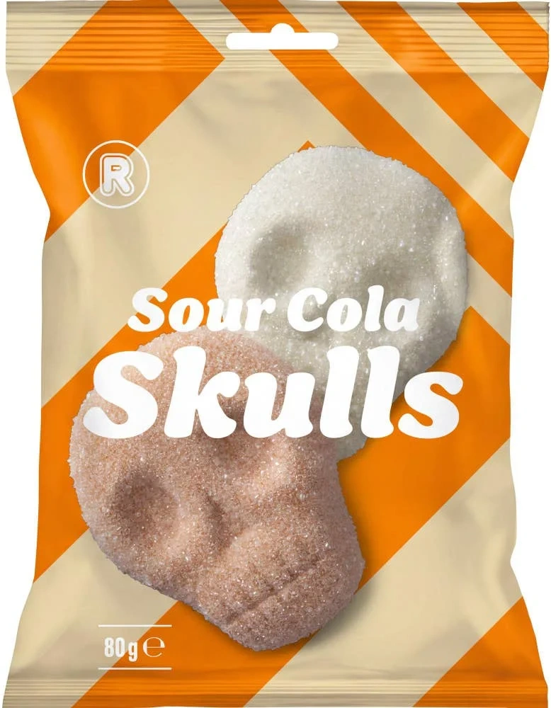 R Sour cola skulls