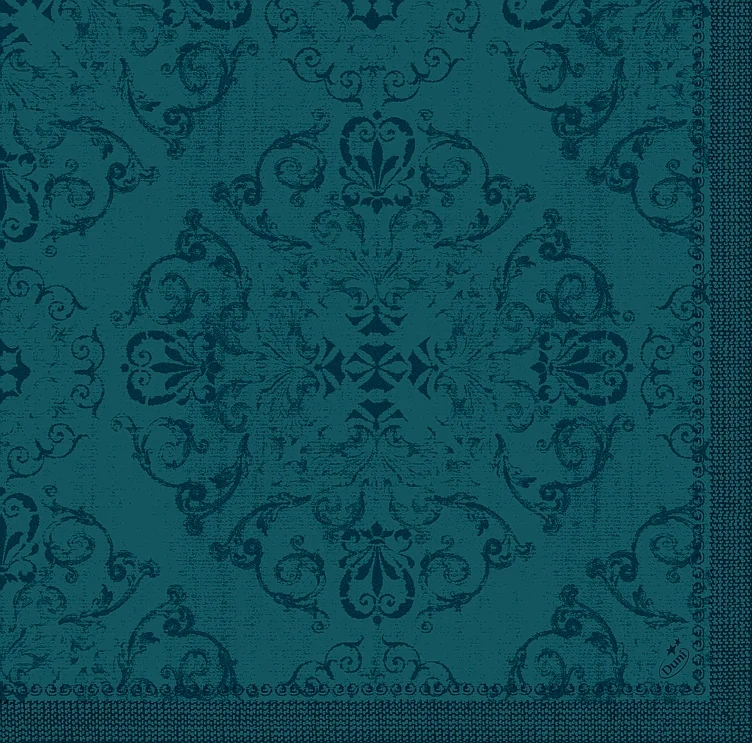 Serviett dunilin 40cm opulent ocean teal   45stk