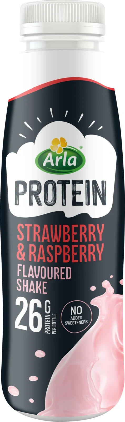 Proteinshake jordgubb / hallonsmak