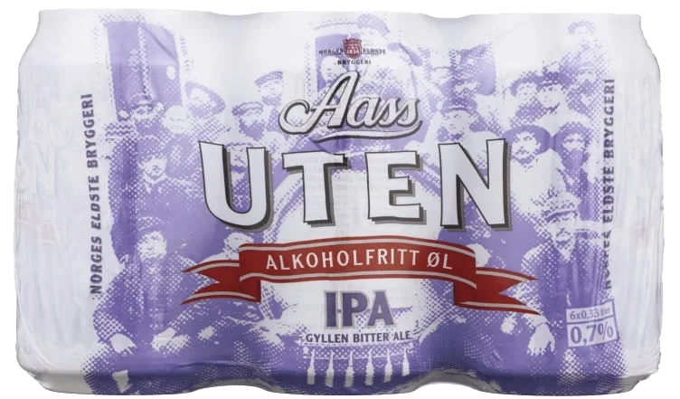 Aass uten Ipa 0,33lx6 boks