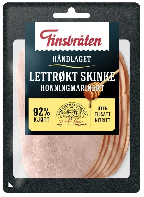 Skinke Lettrøkt Honningmarinert 90g Finsbråten