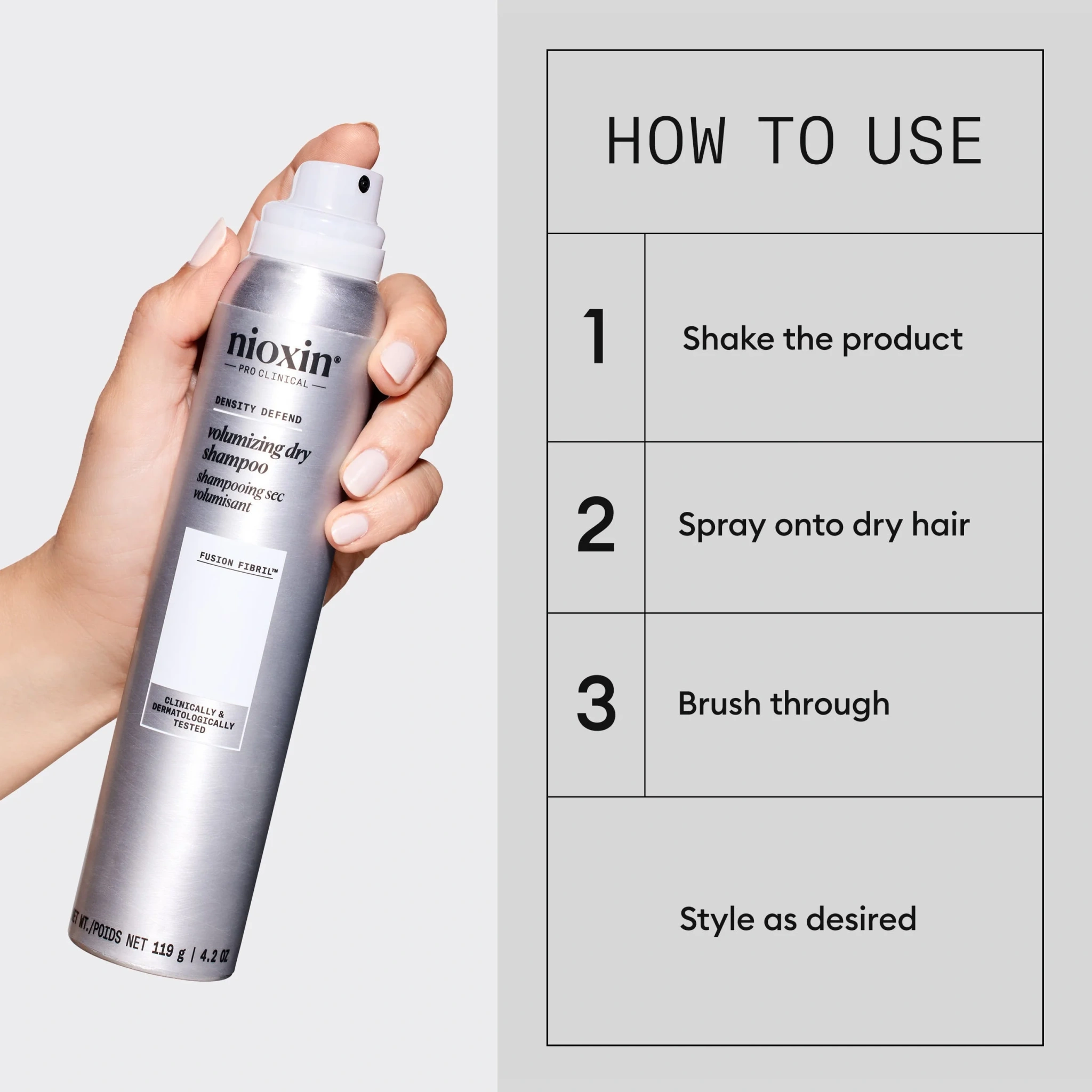 Nioxin Volumizing Dry Shampoo, 180 ml