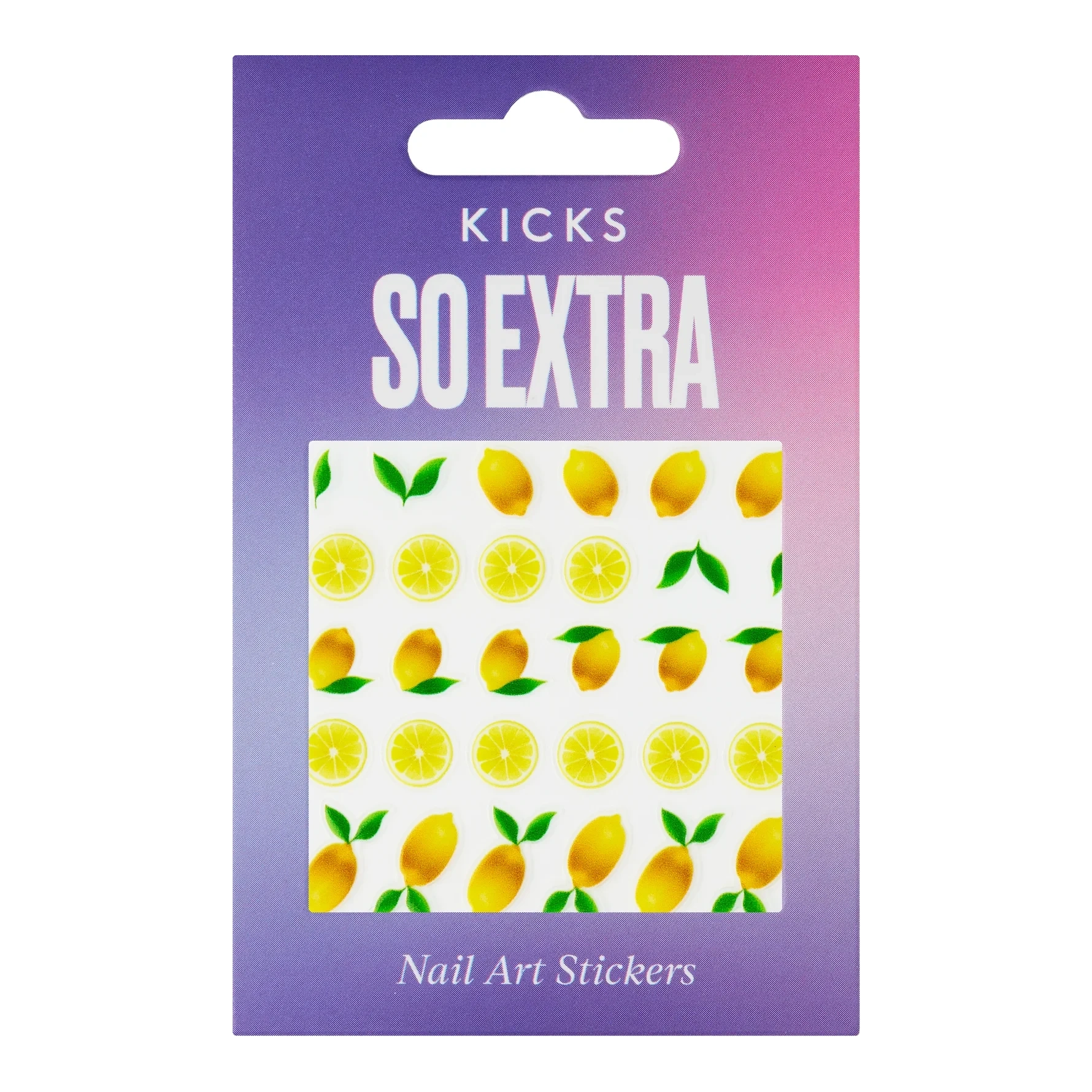 KICKS Beauty Nail Decor Stickers Lemon