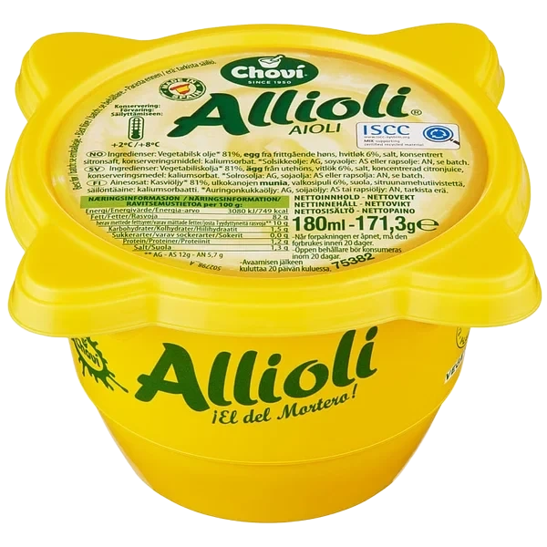 Allioli 180ml Chovi