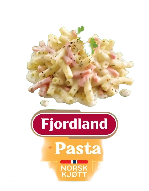 Pasta m/Ost&Skinkesaus 350g Fjordland
