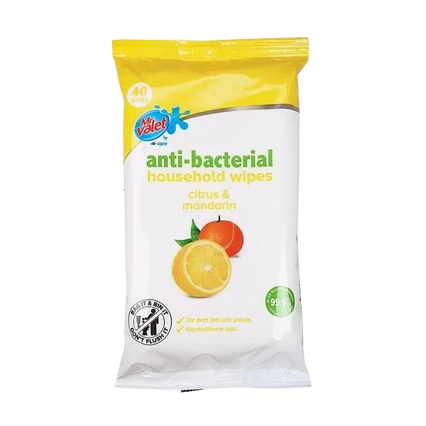 Antibacterial Wipes - Citrus & Mandarin