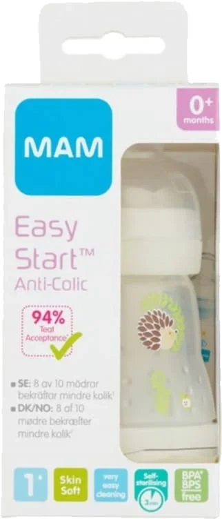 Tåteflaske Anti Kolikk 160ml 1stk Mam