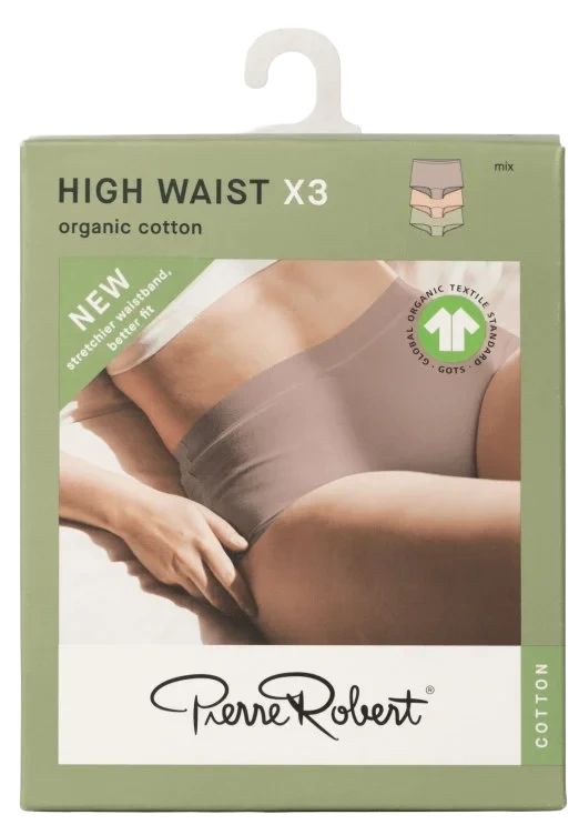 Truse High Waist Cotton X3 Mix L Pierre Robert