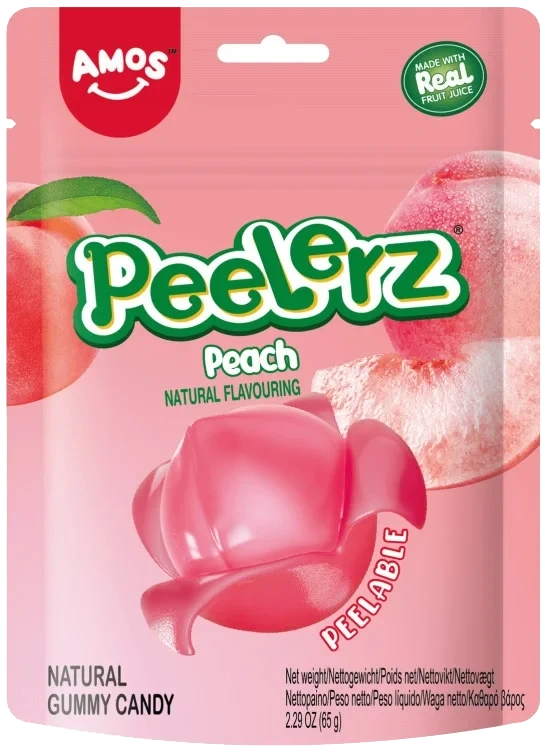 Peelerz Gummy Peach 65g Amos