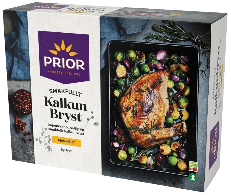 Prior Marinert Kalkunbryst 1,6kg fryst