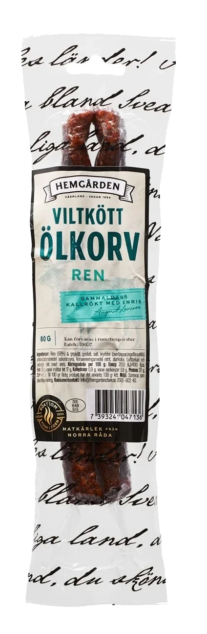 Ölkorv Ren 80 gr