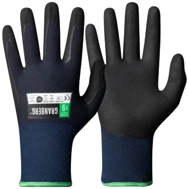 Nylonhanske pro-fit 8 nitrilb  1par