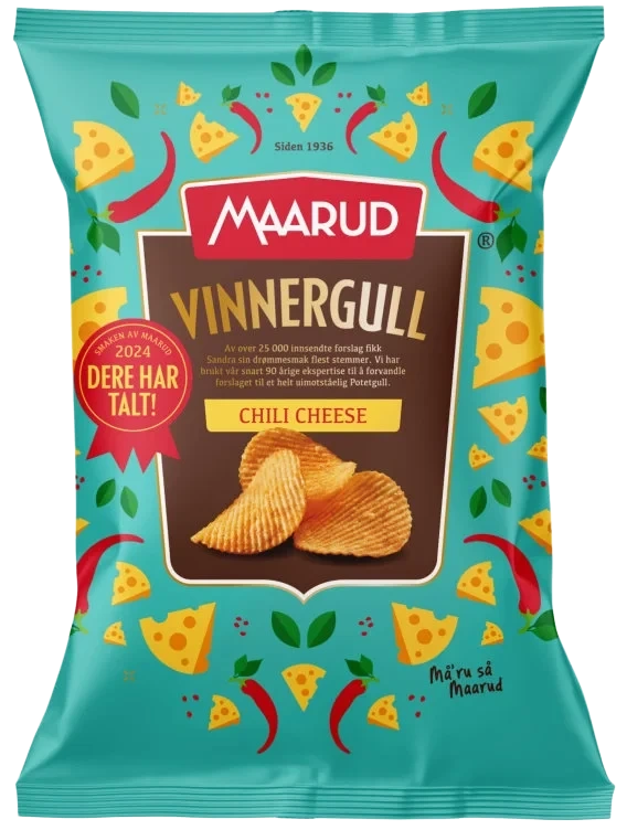 Vinnergull Chili Cheese 200g Maarud