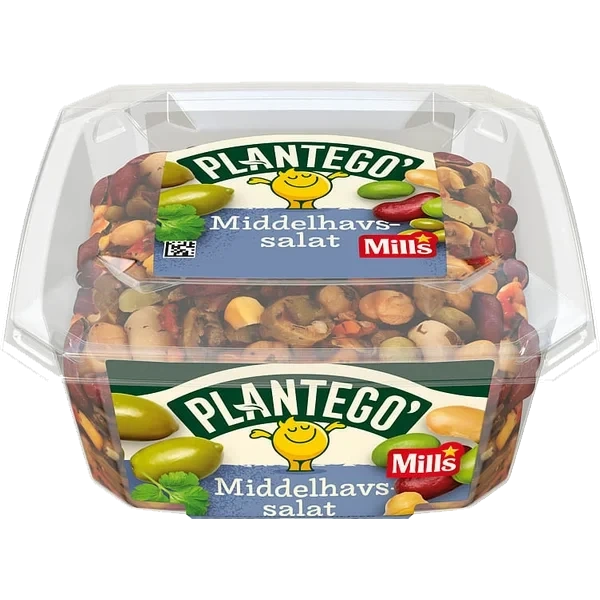 Middelhavsalat Bønne&oliven 300g Planteg
