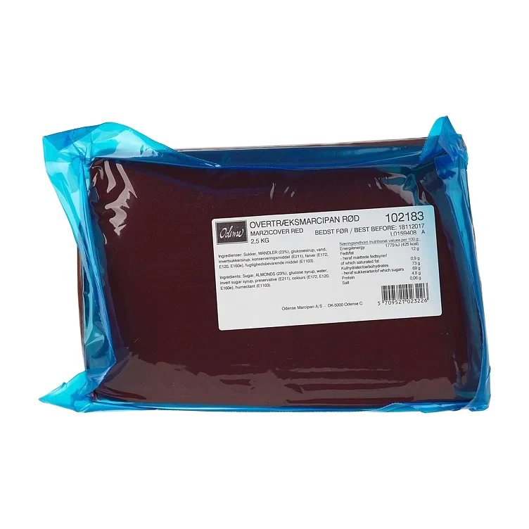 Idun Marsipan rød odense 2x2,5kg