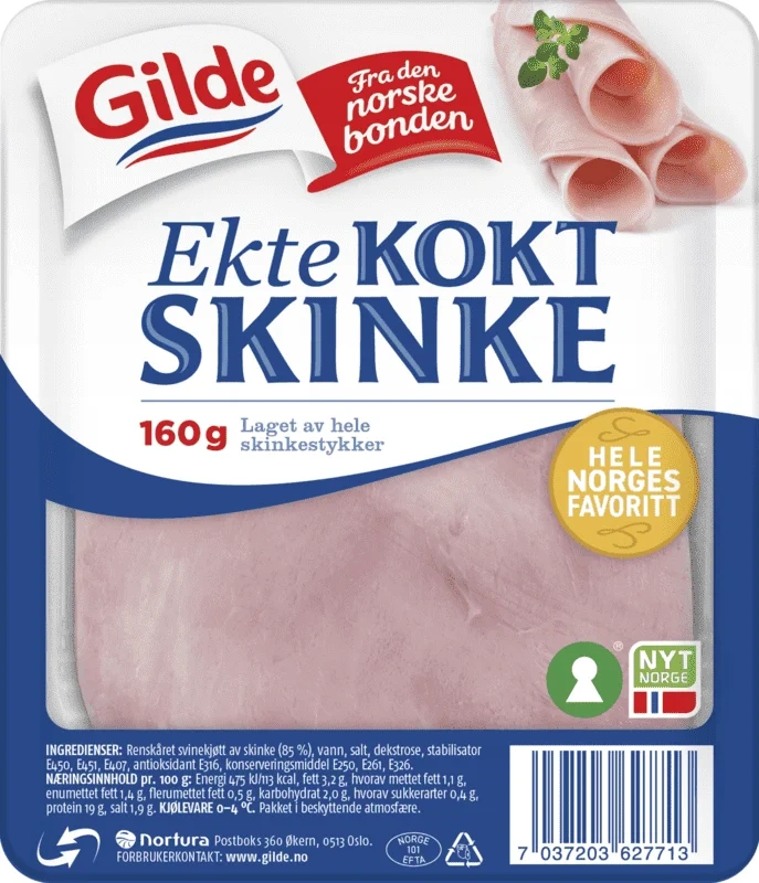 Gilde Ekte Kokt Skinke Skivet 160g