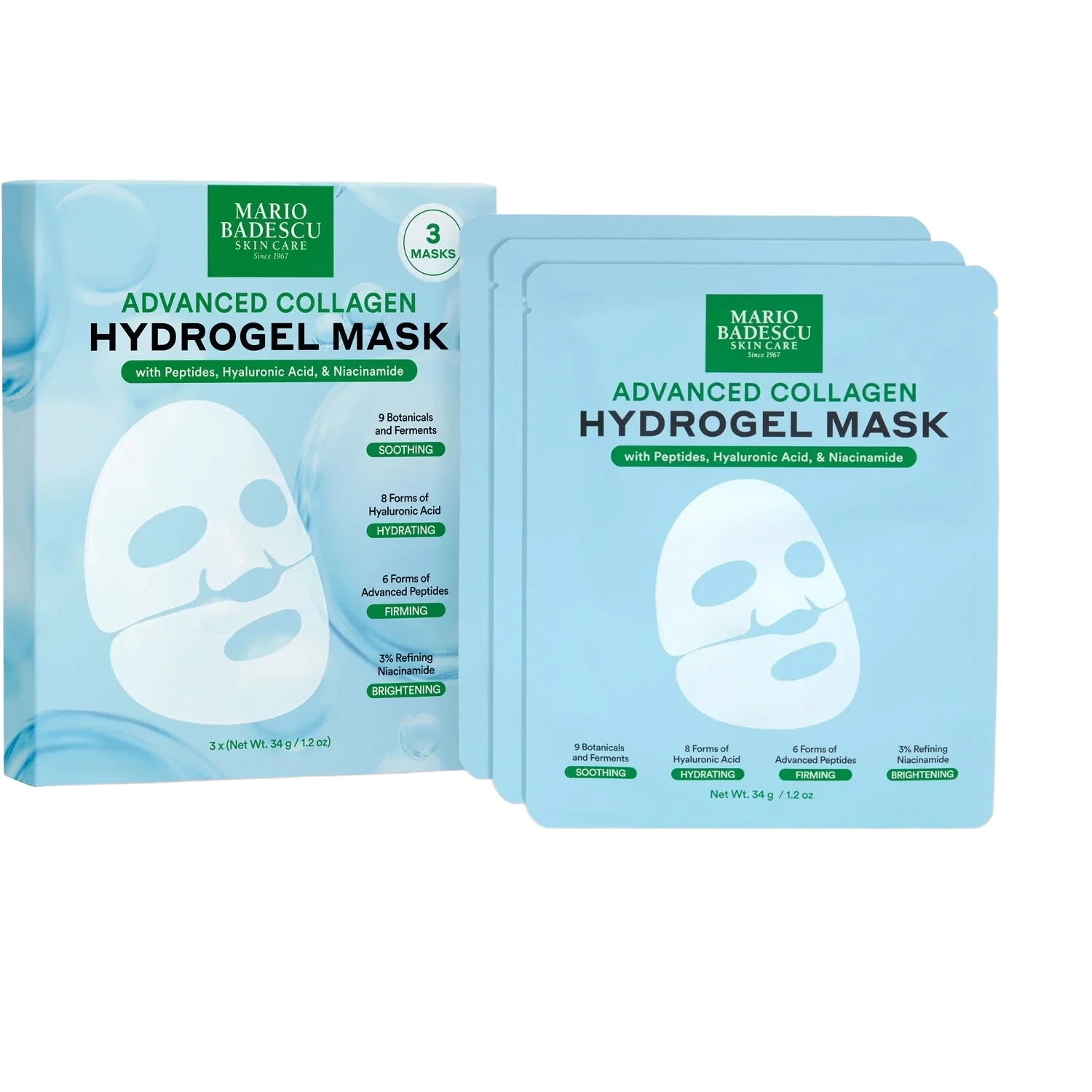 Mario Badescu Advanced Collagen Hydrogel Sheet Mask 1 pcs
