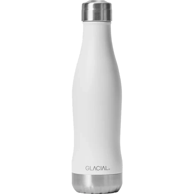 Vattenflaska Matte White 400 ml