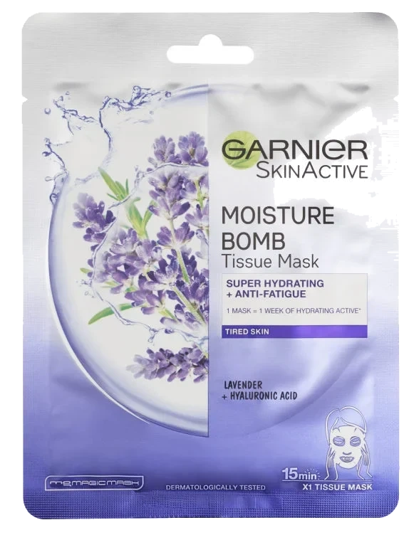 Garnier Maske Skin Active Tissue Lavendel 28g