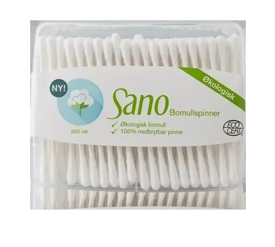 Sano bomullspinner 200 stk