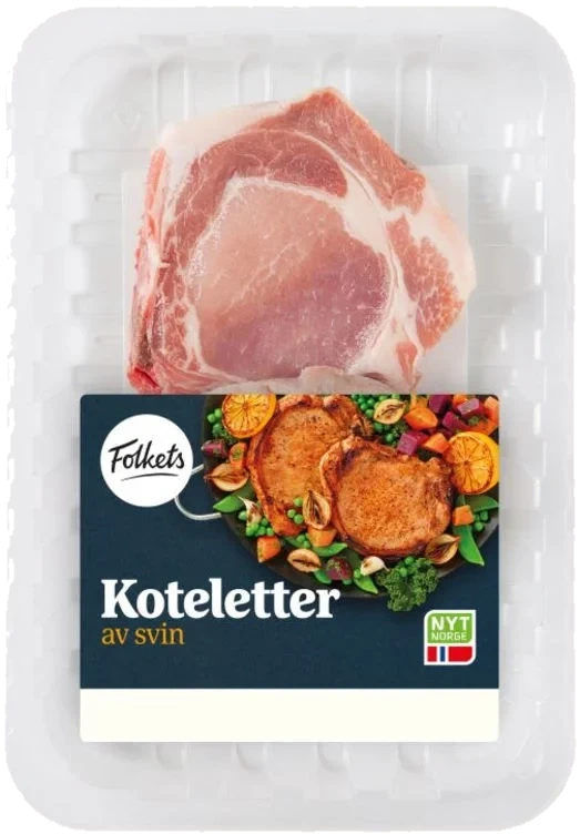 Svinekotelett 2pk Folkets