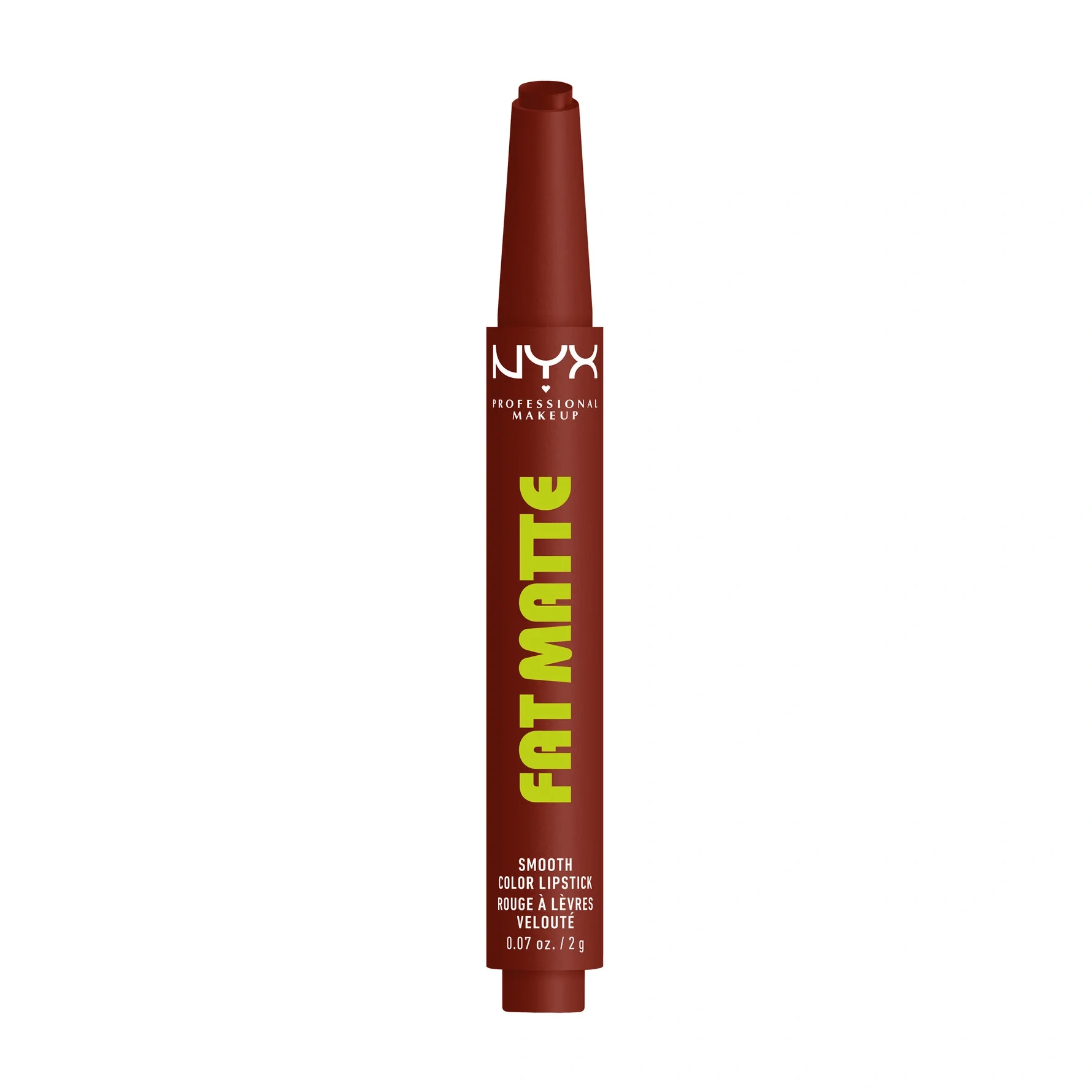 NYX PROFESSIONAL MAKEUP Fat Matte Slick Click Lip Balm 07 Cocoa Cuddles
