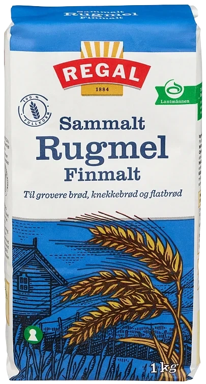 Rugmel sammalt fin   1kg
