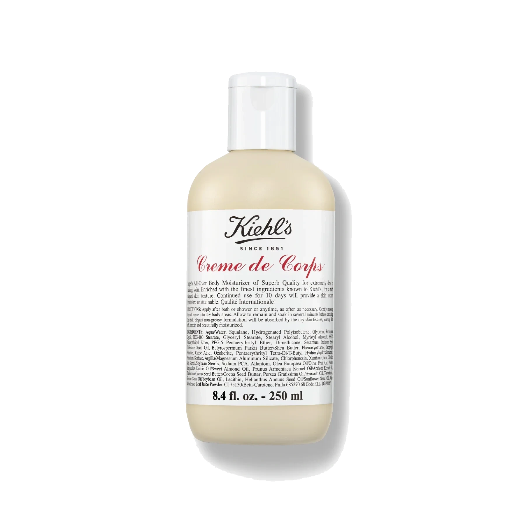 Kiehl’s Creme De Corps Hydrating Body Moisturizer 250 ml