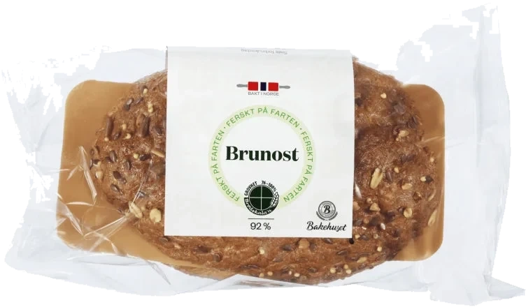 Fiberstykke m/Brunost 105g Bakehuset