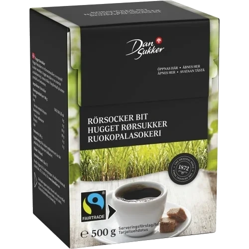 Sukkerbiter brun fairtrade   500g