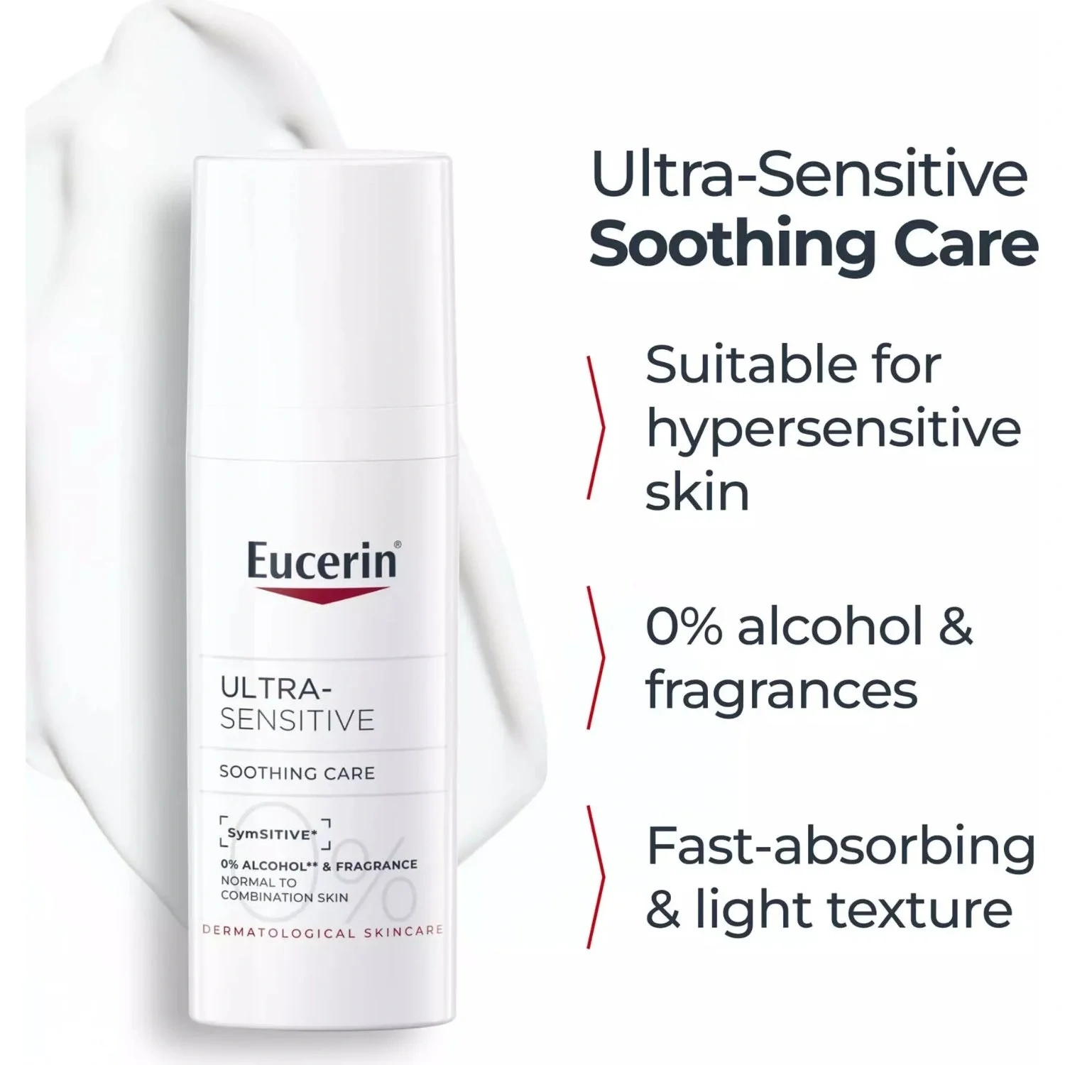 Eucerin UltraSensitive Soothing Care Normal/Comb, 50 ml